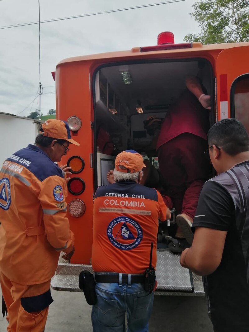 Defensa Civil Colombiana atiende emergencia