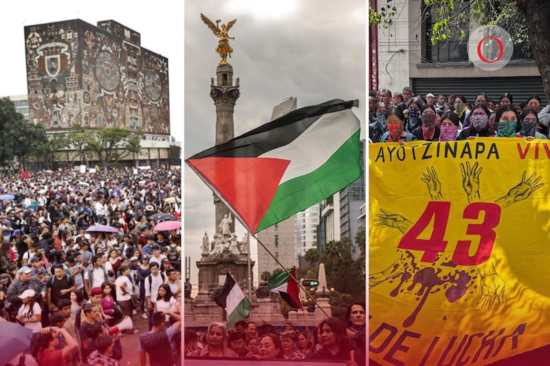 Este jueves 27 de noviembre existirán al menos seis bloqueos en distintas vialidades de la Ciudad de México.