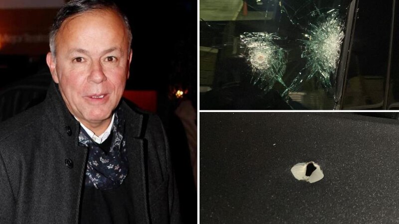 Un hombre con un disparo en la cabeza