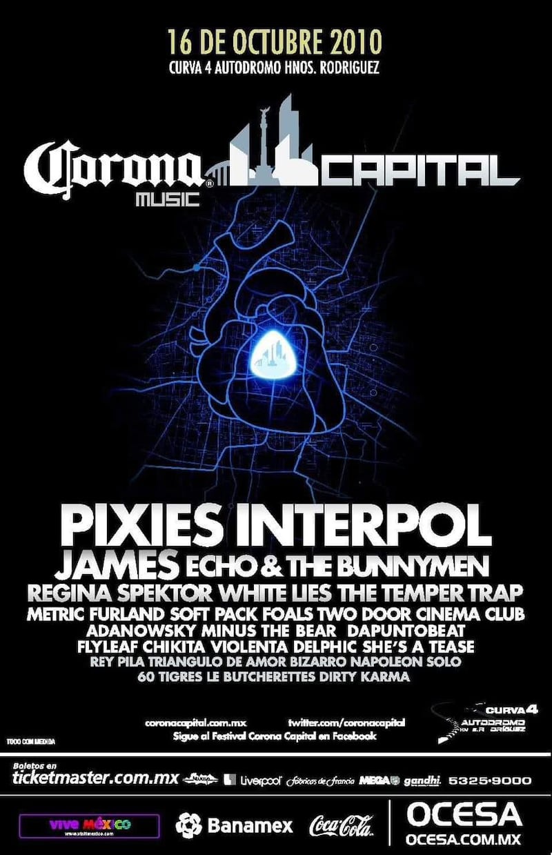 Cartel del Corona Capital 2010