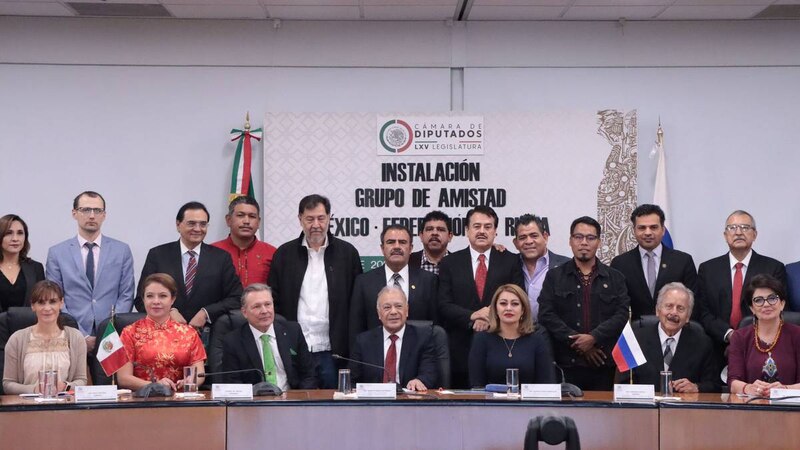 Instalación del Grupo de Amistad México-Rusia