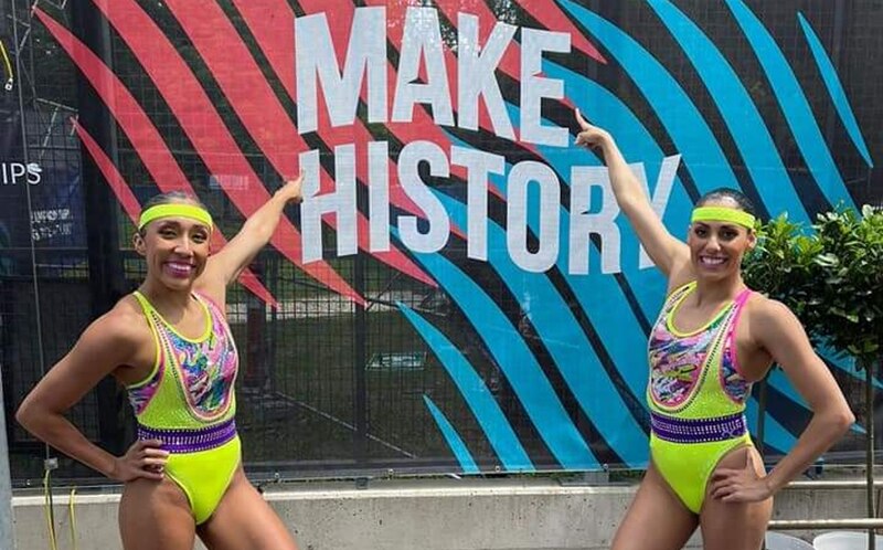 Las nadadoras sincronizadas españolas Ona Carbonell y Paula Ramírez hacen historia en el Mundial de Natación de Budapest 2022.