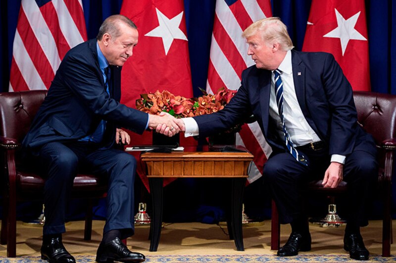 Trump y Erdogan se reúnen en la Casa Blanca