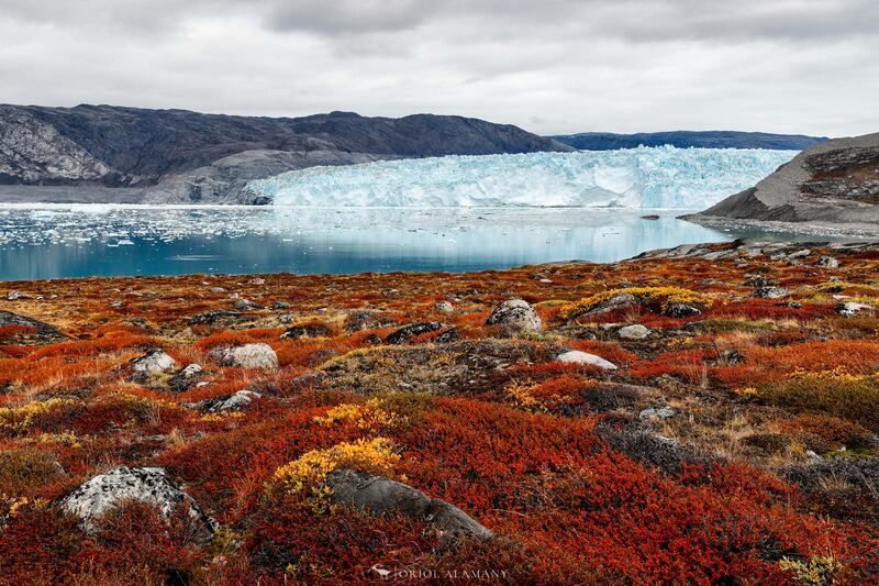 Glaciar en Groenlandia
