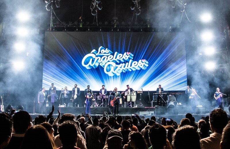 Los Ángeles Azules en concierto