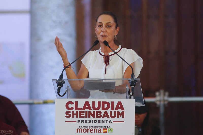 Claudia Sheinbaum, candidata de Morena a la presidencia de México