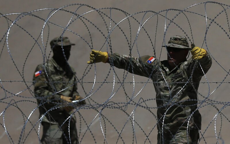 Soldados en la frontera