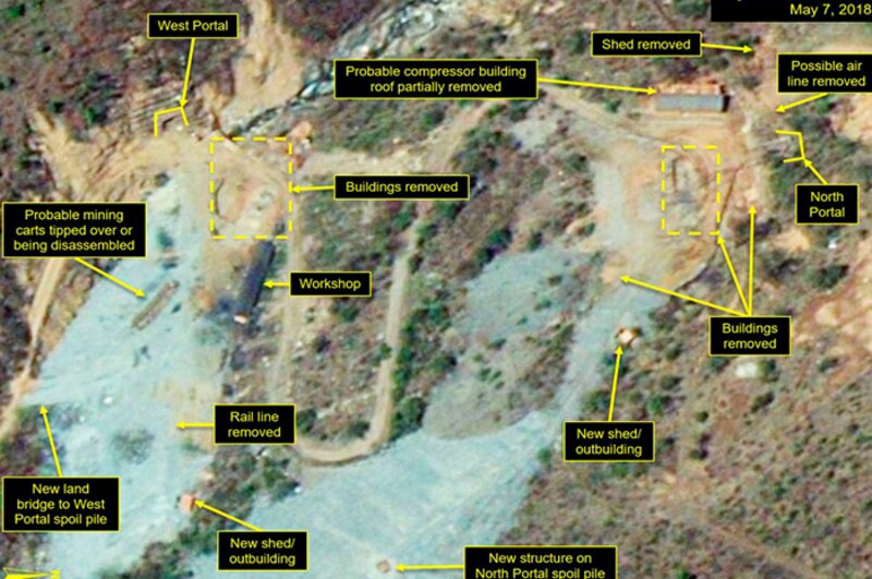 Corea del Norte desmantela instalaciones nucleares