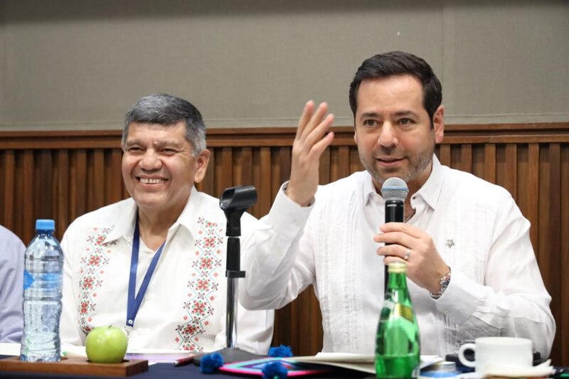 El presidente electo de México, Andrés Manuel López Obrador, durante una conferencia de prensa.