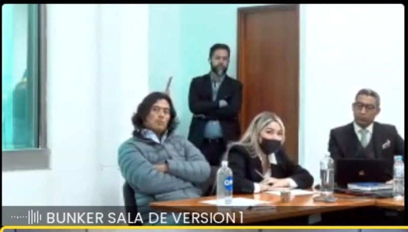 El abogado defensor de Cristina Kirchner, Carlos Beraldi, durante la primera audiencia del juicio por la causa Vialidad.