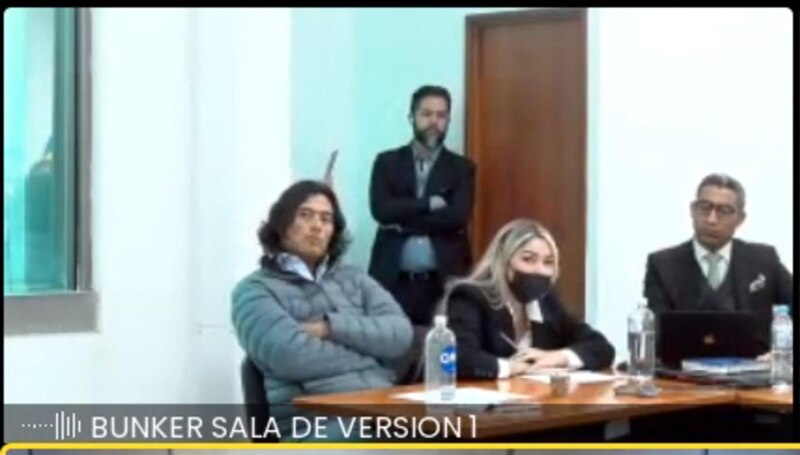 El abogado defensor de Cristina Kirchner, Carlos Beraldi, durante la primera audiencia del juicio por la causa Vialidad.