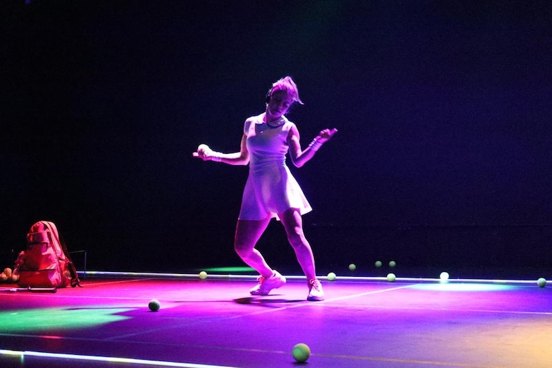 Bailarina de tenis