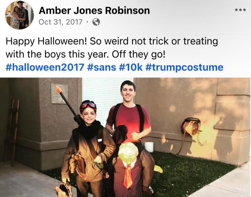 Tyler Robinson. El ejecutor de Charlie Kirk en una publicación de redes sociales en 2017 con un disfraz de Halloween referente a Donald Trump.