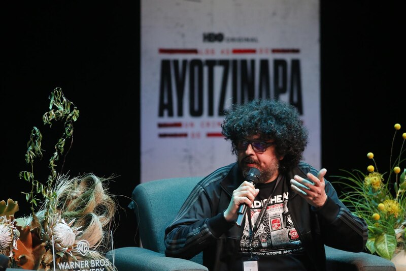 El cineasta mexicano Alfonso Cuarón durante una conferencia de prensa en el Festival Internacional de Cine de Morelia.