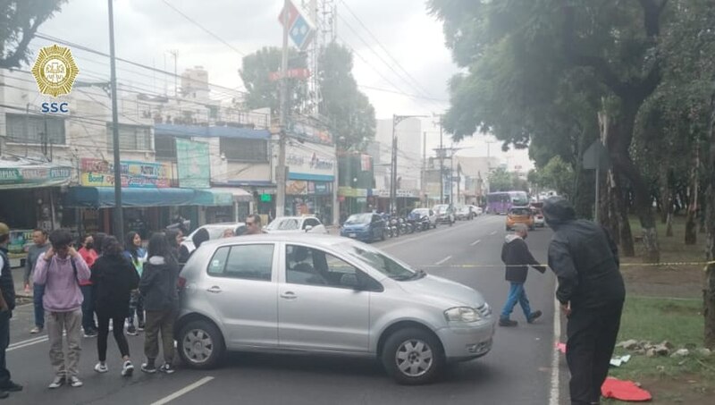 Accidente de tráfico en la Ciudad de México