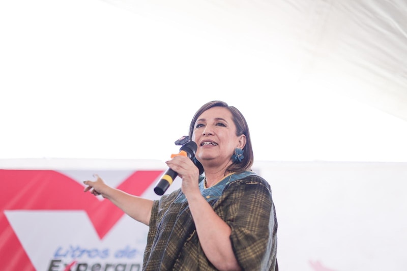 La Secretaria de Gobernación, Olga Sánchez Cordero, durante un evento público.