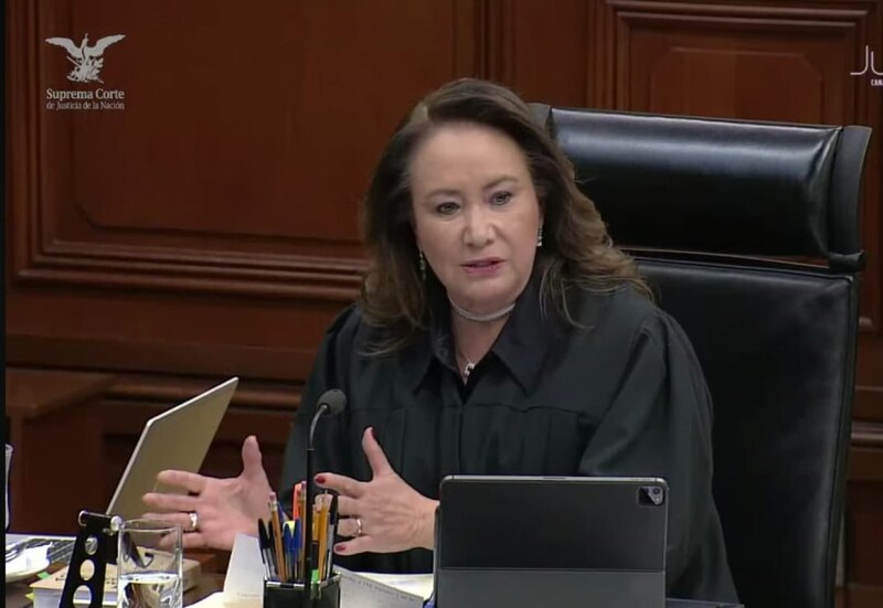 La jueza de la Suprema Corte, Loretta Ortiz Ahlf, durante una sesión del tribunal.