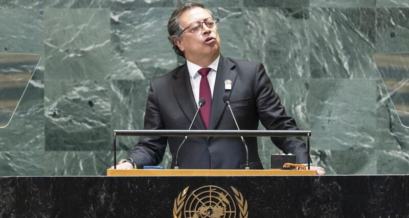 El presidente de México, Enrique Peña Nieto, pronuncia un discurso ante la Asamblea General de la ONU.