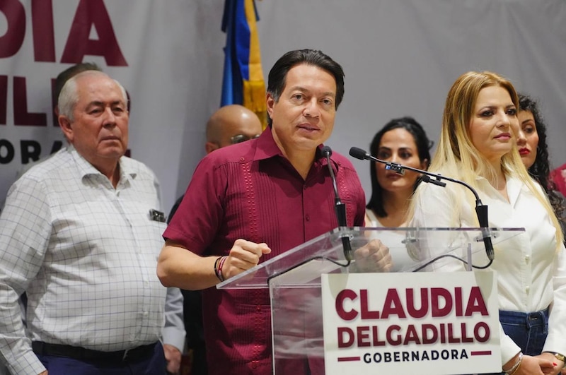 Claudia Sheinbaum, Jefa de Gobierno de la Ciudad de México, durante una conferencia de prensa