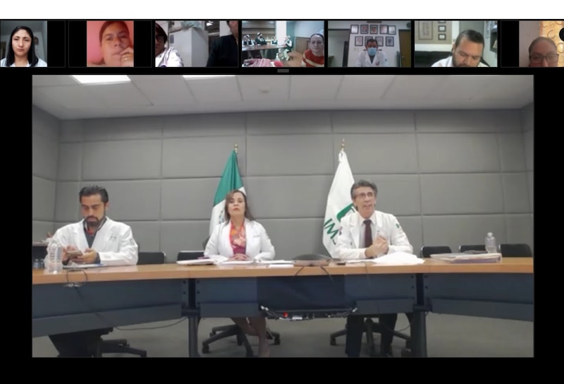 Reunión virtual de trabajo de la Secretaría de Salud