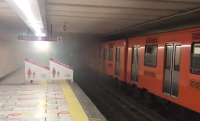 Accidente en el metro de la Ciudad de México deja varios heridos