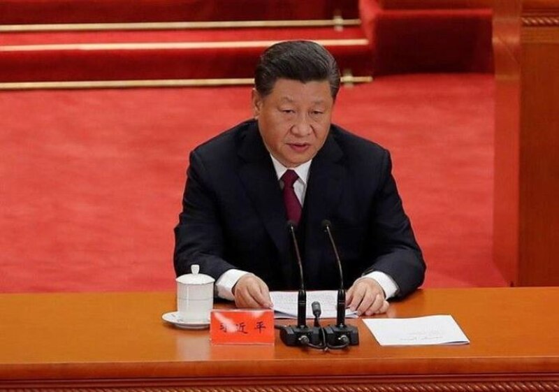 El presidente chino, Xi Jinping, pronuncia un discurso en la inauguración de la sesión anual de la Asamblea Popular Nacional en Beijing, China.