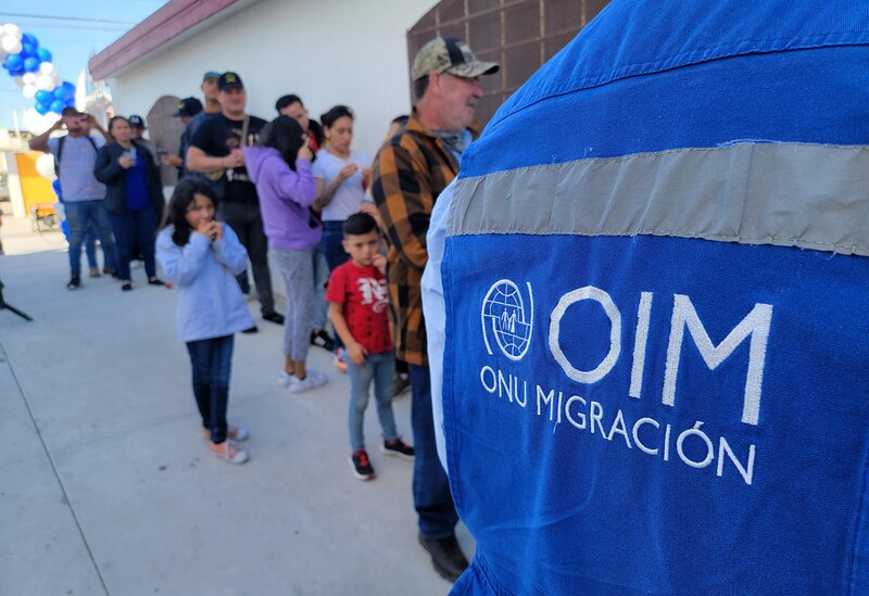 IOM brinda asistencia a migrantes en la frontera México-Estados Unidos