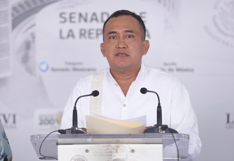 Senador de Morena, Antonino Morales. Pidió a la cámara alta sentar un precedente sobre estos casos.