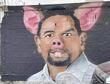 Arrestan a grafitero por controversial mural del presidente municipal de Ciudad Juárez 