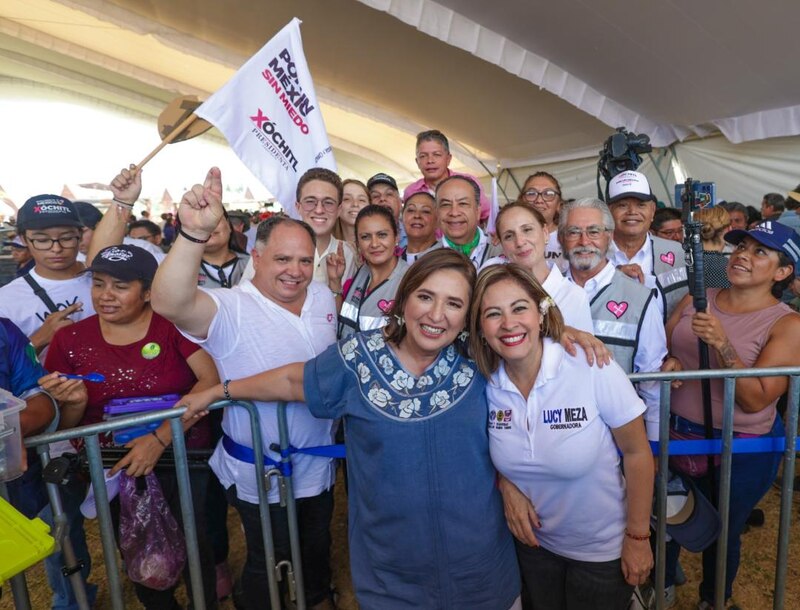 ¡Candidata a diputada local por Morena, Lucy Meza, se reúne con simpatizantes!