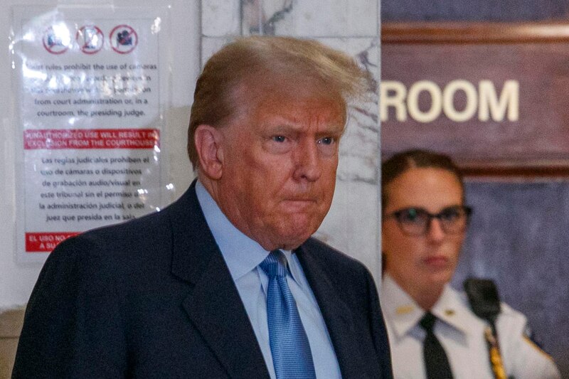 El ceño fruncido de Trump