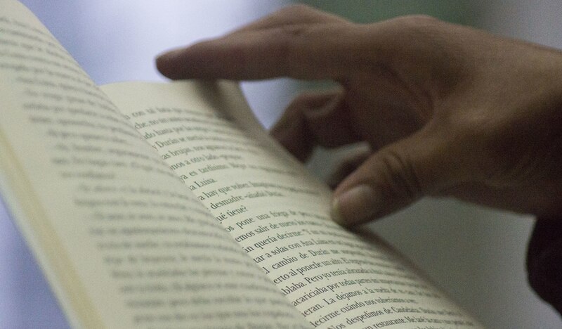 Leyendo un libro
