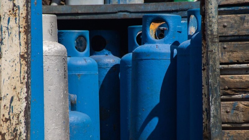 Almacenamiento de gas propano