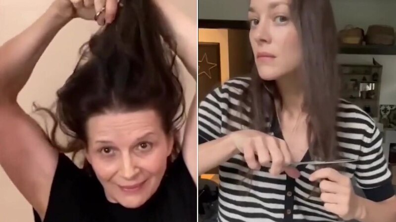 Mujer se corta el pelo en casa y el resultado es un desastre