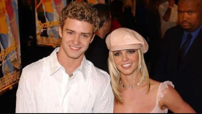 Justin Timberlake y Britney Spears en los inicios de su relación