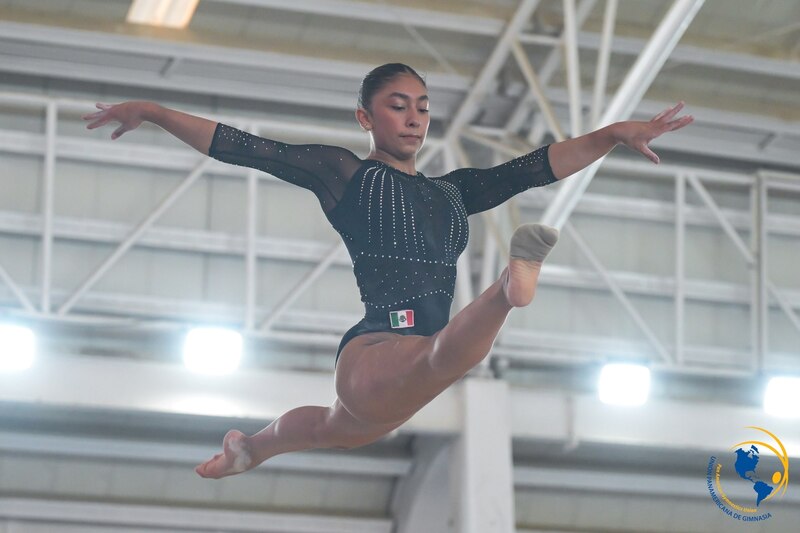 Gimnasta mexicana en los Juegos Panamericanos