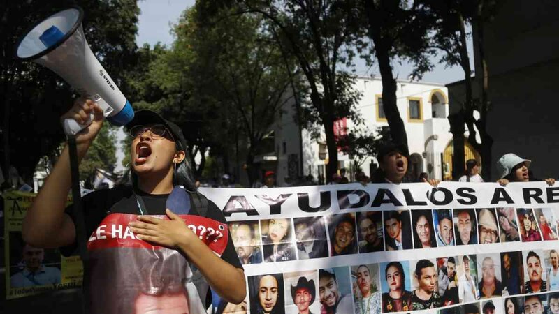 Protesta contra la violencia de género en México