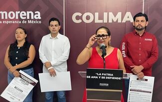 “El que no esté feliz en este país, debería de retirarse” dice la dirigente estatal de Morena en Colima 
