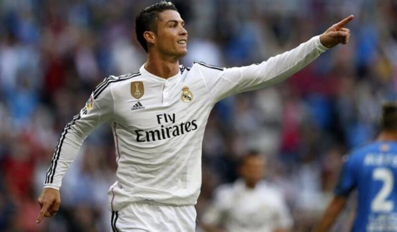 Cristiano Ronaldo celebrando un gol