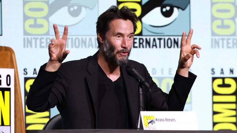 Keanu Reeves en la Comic-Con de San Diego