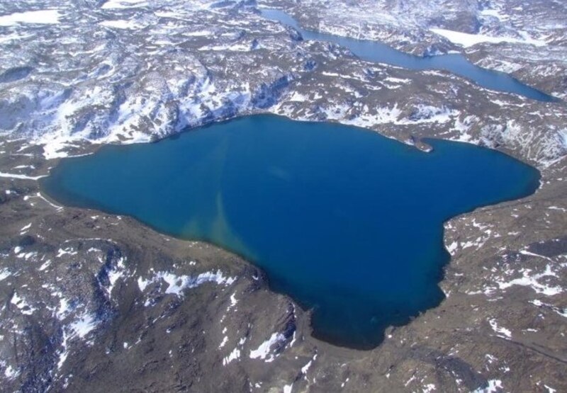 Laguna Azul en Groenlandia