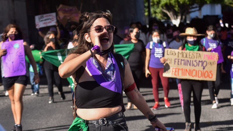 Protesta feminista en México