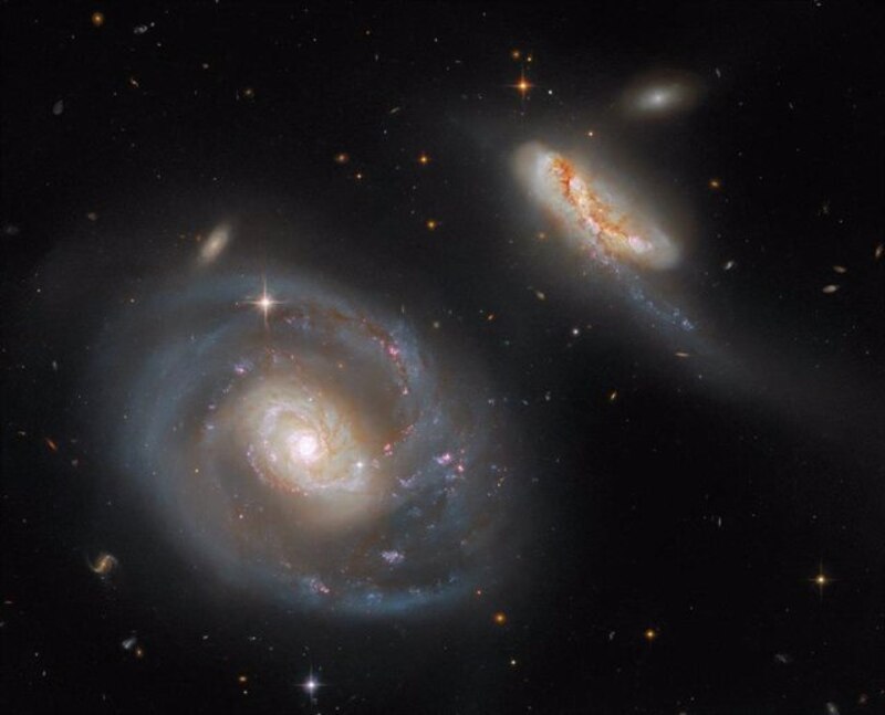 Colisión de galaxias