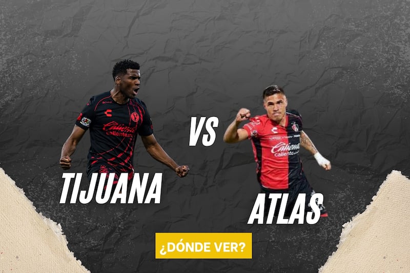 Tijuana vs Atlas juegan el partico correspondiente a la jornada 17 de la Liga MX