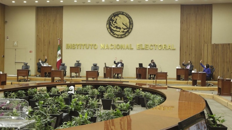 Reunión del Consejo General del Instituto Nacional Electoral (INE)