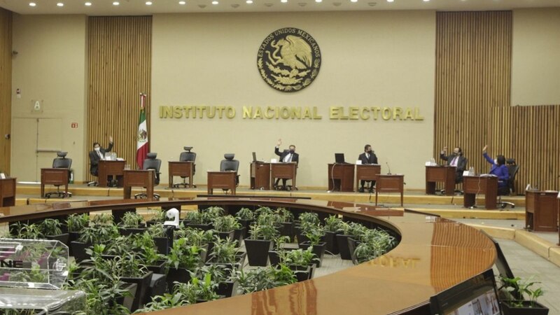 Reunión del Consejo General del Instituto Nacional Electoral (INE)