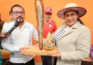 Ana Lilia Rivera destaca riqueza natural e identidad de Tlaxcala desde el cerro de Temetzontla