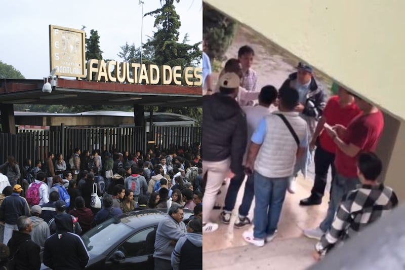Riña en FES Acatlán. Un conflicto dentro de las instalaciones terminó con tres personas detenidas este martes 25 de septiembre.