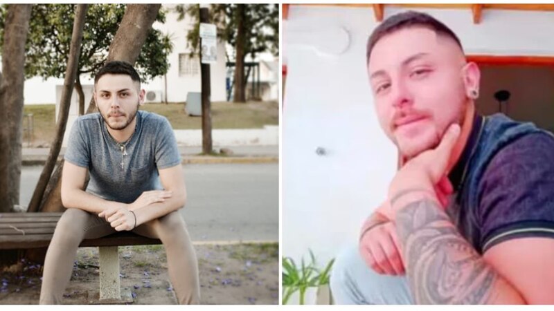 Dos jóvenes sonríen a la cámara.