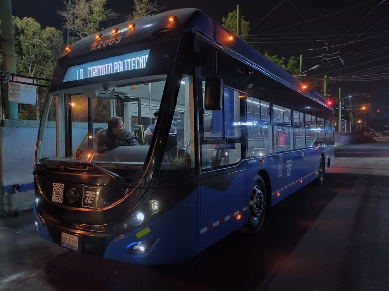 Nuevo autobús eléctrico en la Ciudad de México